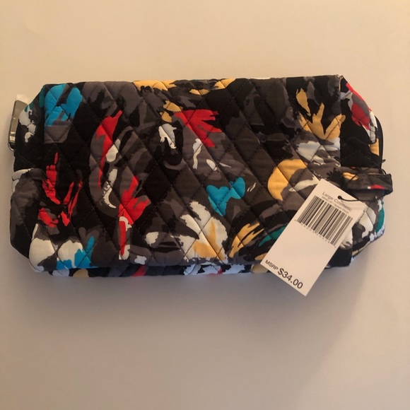 New Vera Bradley Large Cosmetic Bag,  Brand new with tags. 12 X 6 1/2” - Picture 3 of 7